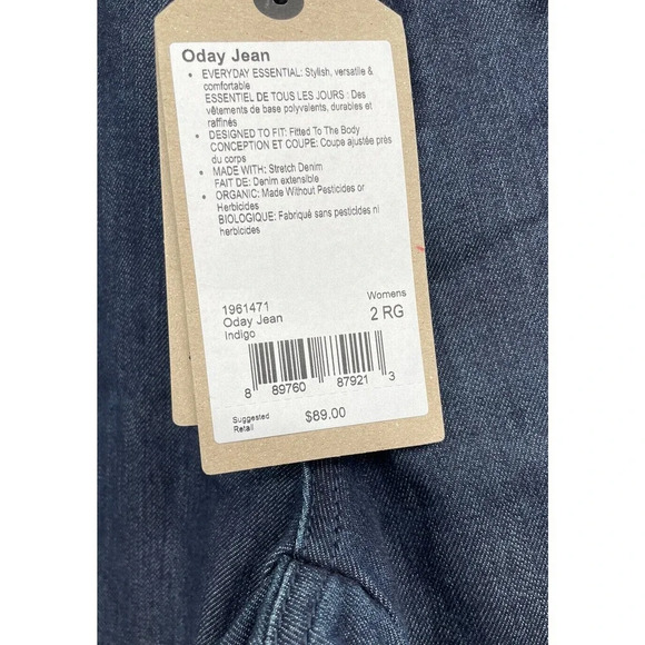 Prana Oday Skinny Jeans Stretch Mid Rise Blue Indigo Size 2/26 - Picture 9 of 10